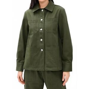 NEW SECULAR brea lightweight jacket in olive green